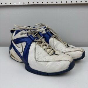 2000s Nike Air Zoom Flight 2K3 Basketball White Blue Men's 9.5 Retro‎ Classic